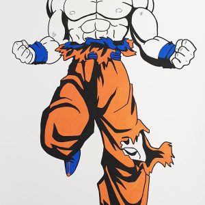 Fresque murale Dragon Ball peinte à la main – création personnalisée Atelier du Phoenix