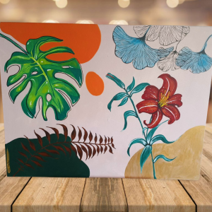 Lys et Monstera
